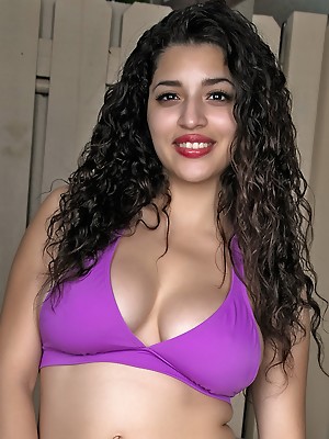 Gabriela's Purple Bikini